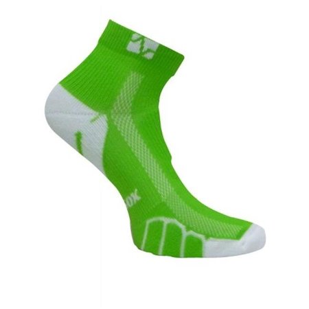 VITALSOX Vitalsox VT 0210 Ped Light Weight Running Socks; Lime Green - Medium VT0210_LM-GN_MD